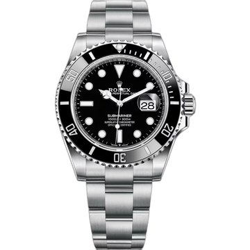 Rolex Submariner Black Dial 41 mm Metal Bracelet Watch