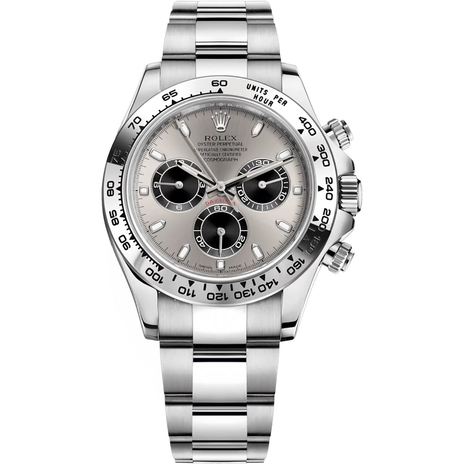 Rolex Daytona Metal Bracelet Men's Watch (Ref. 100)