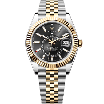 Rolex Sky-Dweller Black Dial 42 mm Metal Bracelet Men's Watch