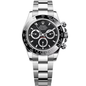 Rolex Daytona Black Dial Metal Bracelet Men's Watch