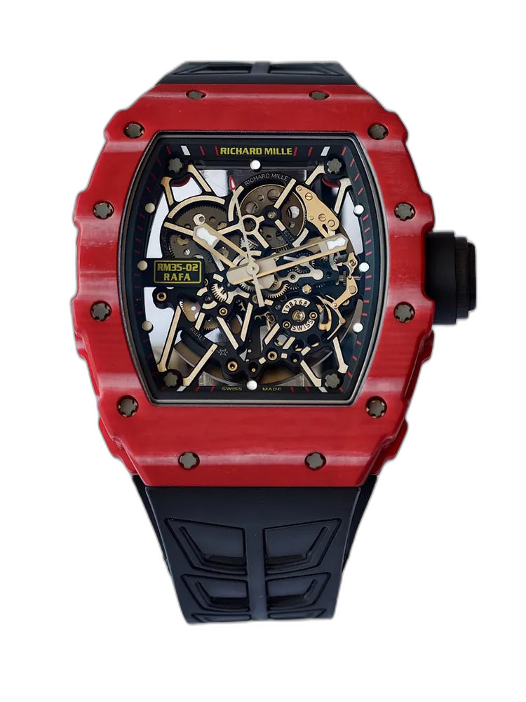 UMI Super Clone Richard Mille RM 35-02 “Free Sprung” Rafael Nadal NTPT Carbon Automatic Watch