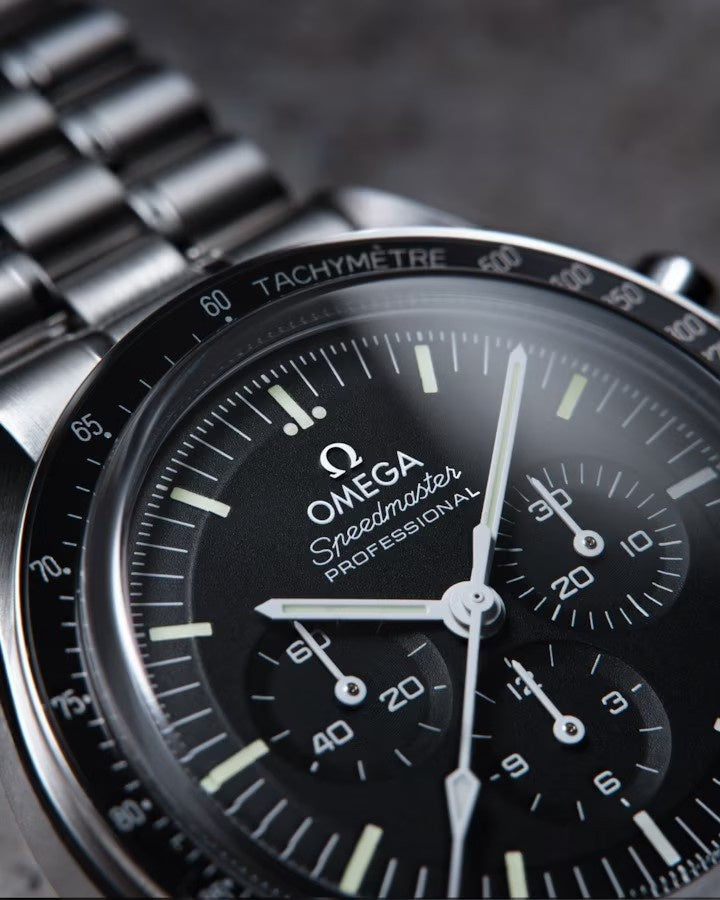 Omega Speedmaster Mirror Original Stainless Steel Bracelet Watch (Ref. V7)