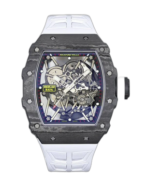 ZF Factory Richard Mille RM 35-02 Rafael Nadal Carbon Fiber Red Bezel V7 Super Clone Watch