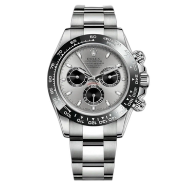 Rolex Daytona Gray Dial 43 mm Metal Bracelet Men's Watch