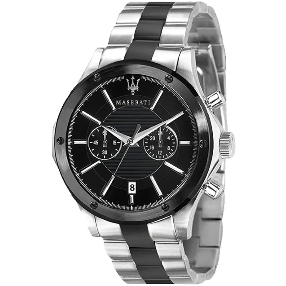 Maserati Black Dial 44 mm Metal Bracelet Men's Watch R8873627003