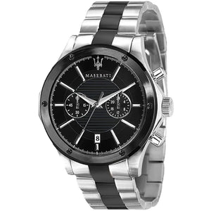Maserati Black Dial 44 mm Metal Bracelet Men's Watch R8873627003