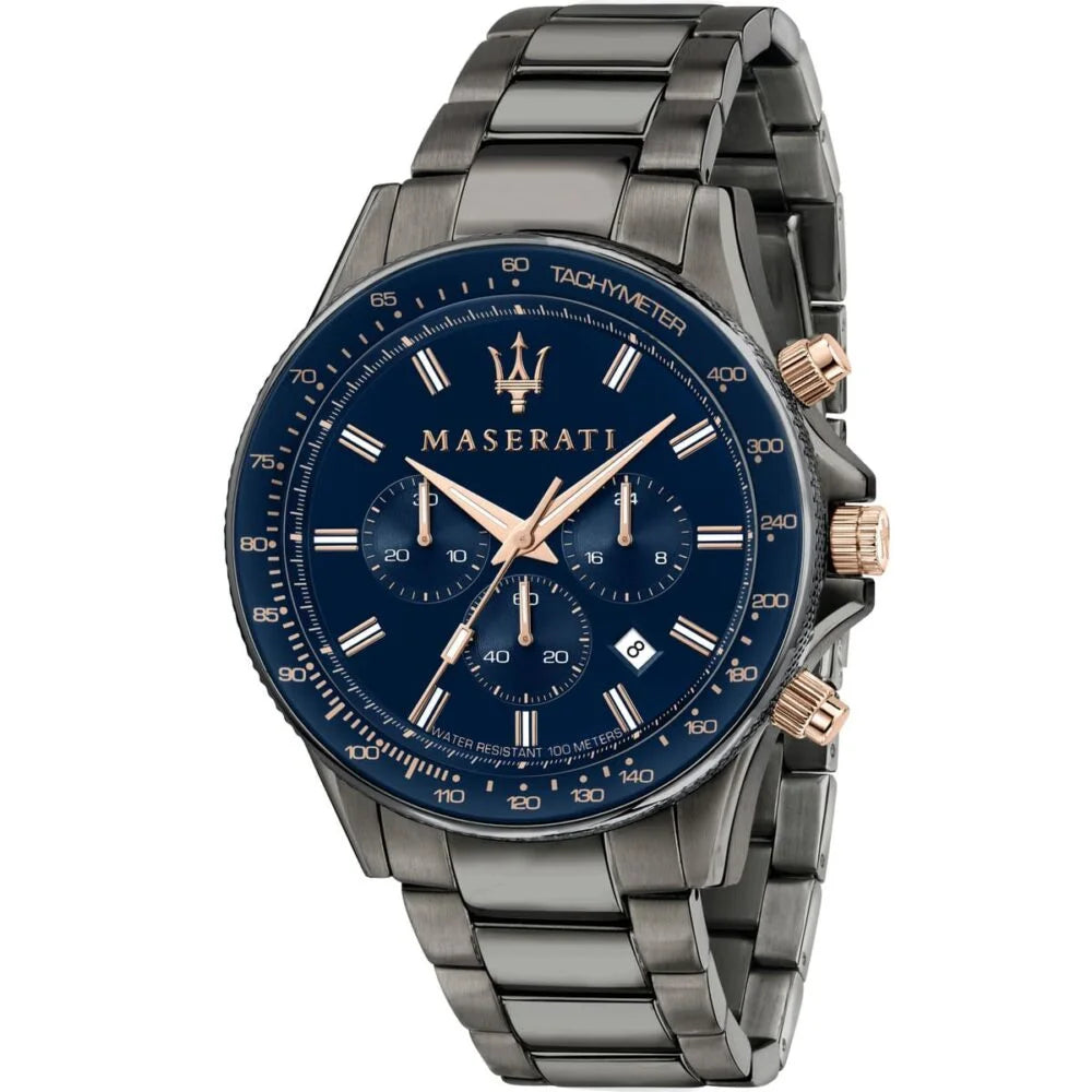 Maserati Blue Dial 44 mm Metal Bracelet Men's Watch R8873640001