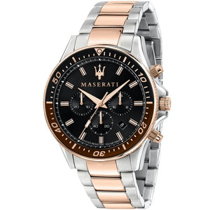 Maserati Black Dial 44 mm Metal Bracelet Men's Watch R8873640009