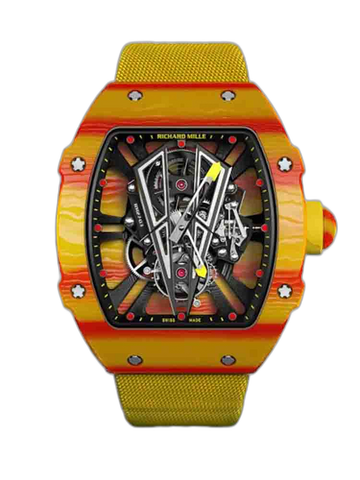 Best Swiss Replica Richard Mille RM 27-03 Red Yellow Carbon Fiber Watch