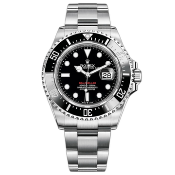 Rolex Sea-Dweller Black Dial 44 mm Metal Bracelet Men's Watch