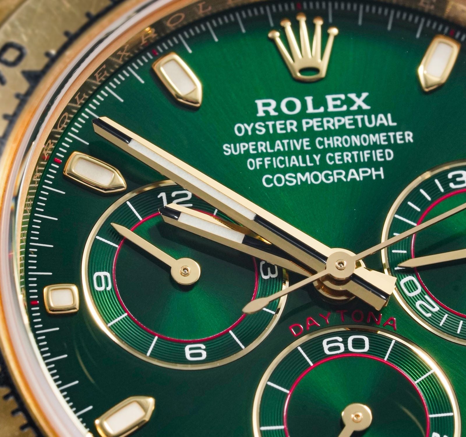 Rolex Daytona Green Dial 43 mm Metal Bracelet Men's Watch (Ref. 103)