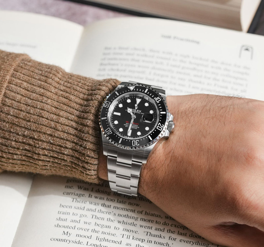 Rolex Sea-Dweller Black Dial 44 mm Metal Bracelet Men's Watch