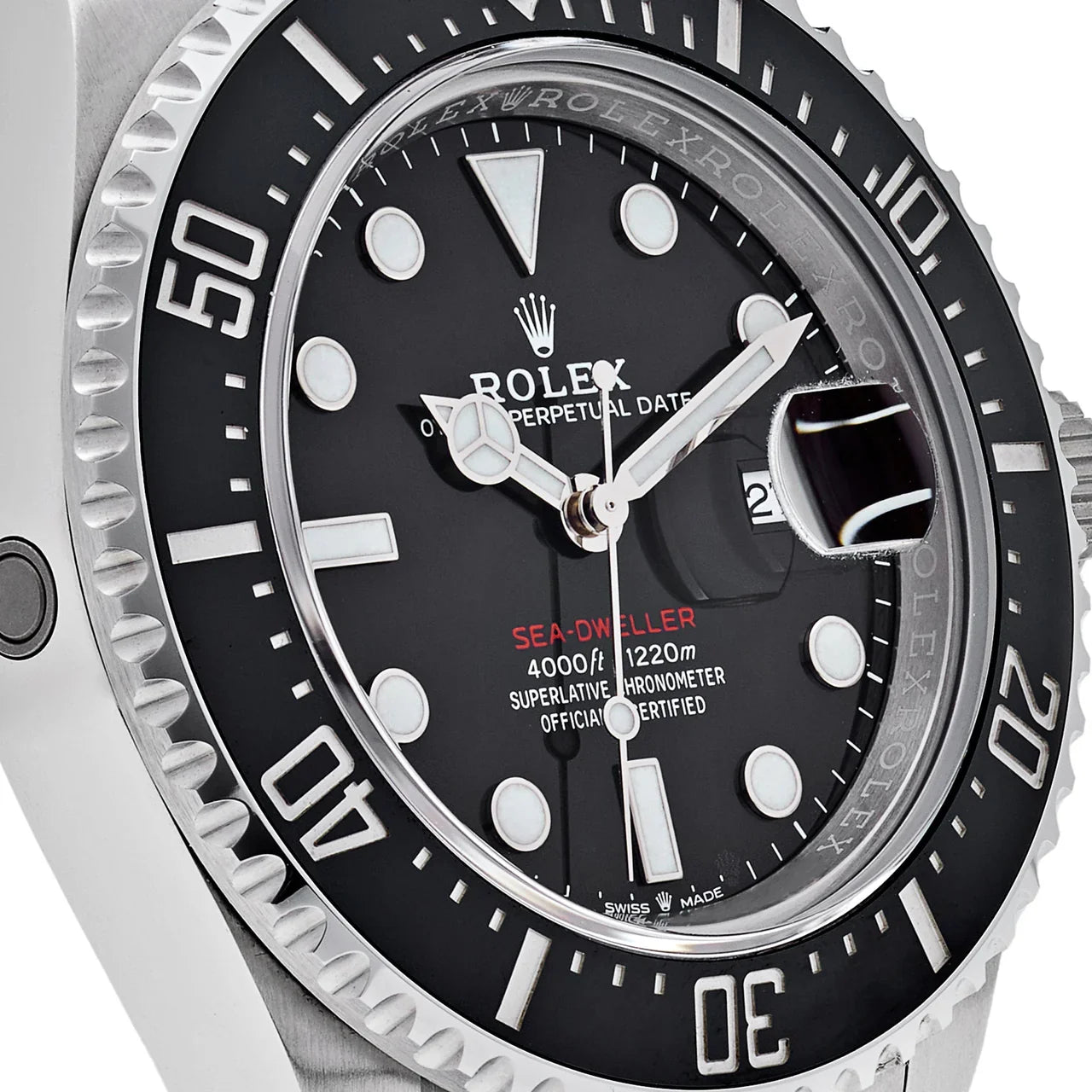 Rolex Sea-Dweller Black Dial 44 mm Metal Bracelet Men's Watch