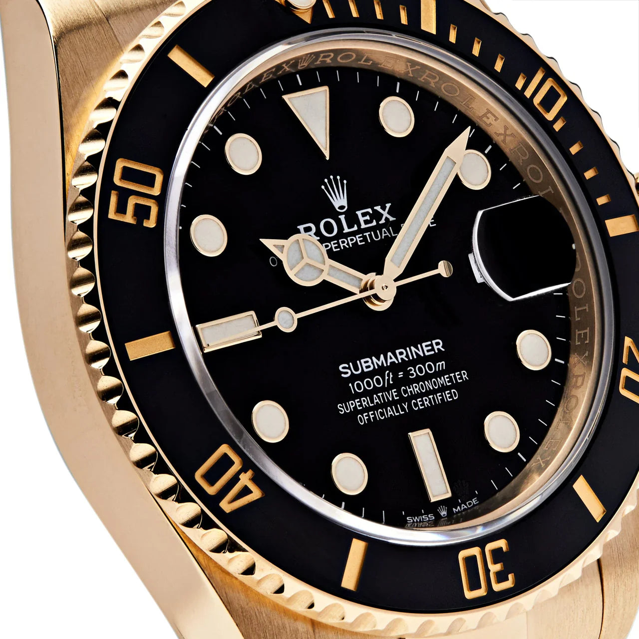 Rolex Submariner Black Dial 41 mm Metal Bracelet Men's Watch (Ref. 004)