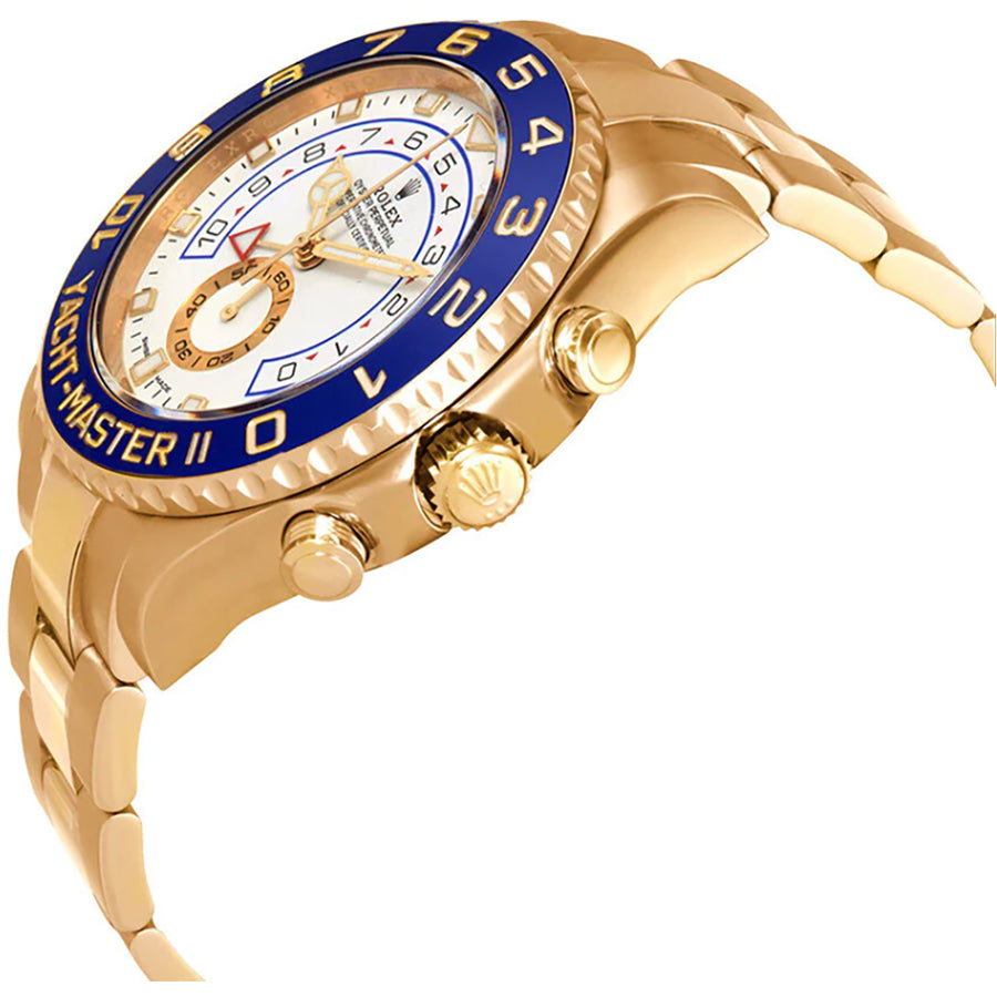Rolex Yacht-Master II White Dial 44 mm Metal Bracelet Men's Watch (Ref. 084)