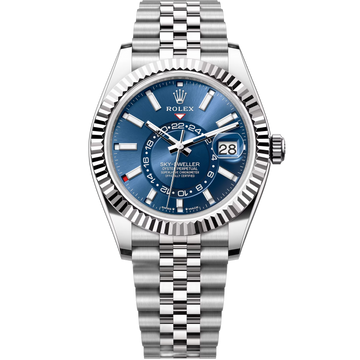 Rolex Sky-Dweller Blue Dial 42 mm Metal Bracelet Men's Watch (Ref. 053)