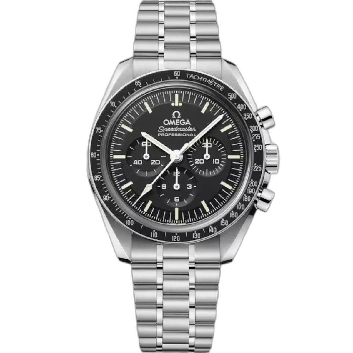 Omega Speedmaster Mirror Original Stainless Steel Bracelet Watch (Ref. V7)