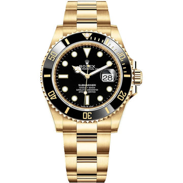 Rolex Submariner Black Dial 41 mm Metal Bracelet Men's Watch (Ref. 004)