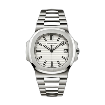 Patek Philippe Nautilus White Dial 41 mm Stainless Steel Bracelet Men's Watch (Ref. V2)