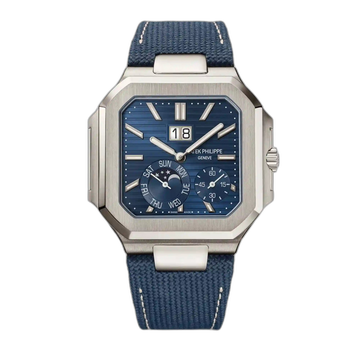 Patek Philippe Blue Dial 45 mm Stainless Steel Bracelet Men's Watch (Ref. V3)
