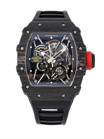 Richard Mille RM35-01 Super Clone Swiss Sports Watch, Carbon Fiber Case