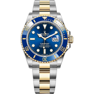 Rolex Submariner Blue Dial 41 mm Metal Bracelet Men's Watch (Ref. 076)