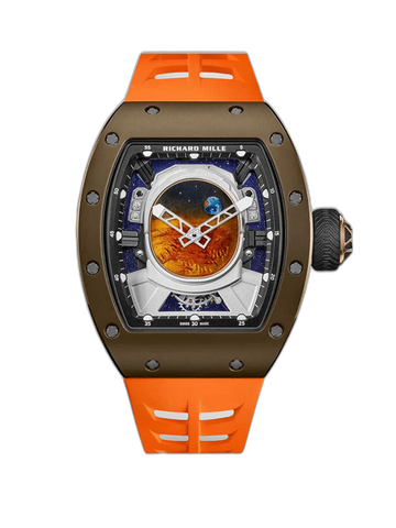 Richard Mille RM52-05 Pharrell Williams Brown Cermet Tourbillon 50mm Replica Watch