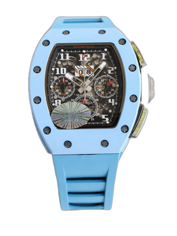 Best Richard Mille RM11-03 Carbon Fiber Chronograph Replica Black Dial Watch