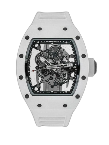 Replica Richard Mille RM 055 Bubba Watson White Ceramic Super Clone Watch