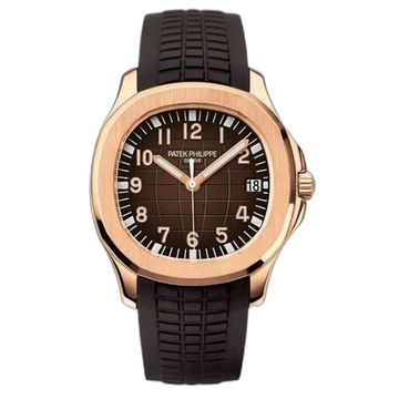 Patek Philippe Aquanaut Brown Dial 41 mm Rubber Strap Men's Watch