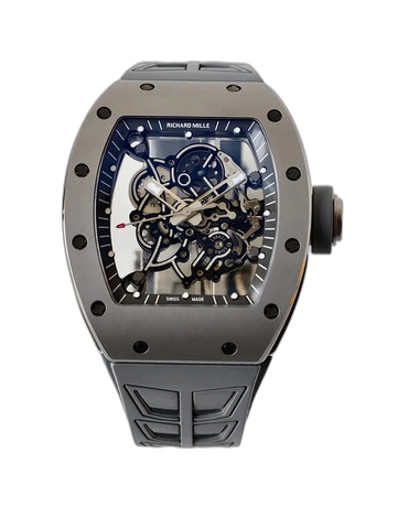 UMI Richard Mille RM 055 Bubba Watson All Grey Super Clone Skeleton Dial Ceramic Case RMUL2 Movement