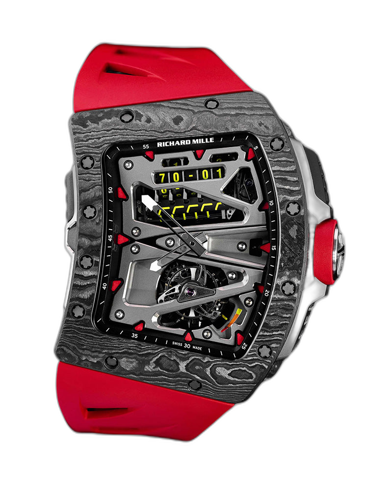 RM 70-01 Alain Prost Tourbillon Replica - Carbon TPT Super Clone Richard Mille Watch